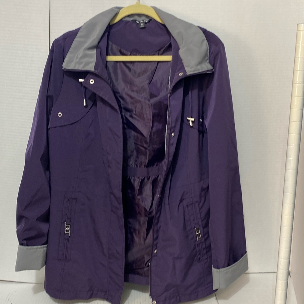 George Coat size L/G (12/14) purple